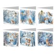 thumbnail image 3 of Kit Tarjeta Felicitación Con DIY Cachorro Nieve 6 Uds. Pintura Taladro 5D, 3 of 6