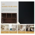 thumbnail image 3 of BESTYASH Woven Baskets 1Pack Rectangular PP and Iron for Home Storage, 3 of 6