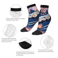 thumbnail image 5 of Fuzoiu Colorful Sushi Food Art Print Adult Socks, Crew Moisture-wicking Socks, Unisex Cushion Crew Socks,Casual Sports Ankle Socks, 5 of 7