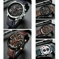 thumbnail image 4 of Reloj de pulsera informal de negocios con movimiento de cronómetro de cuarzo para hombre Romacci De pulsera, 4 of 7