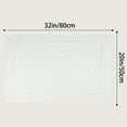 thumbnail image 7 of Unique Bargains Cotton Mat Towel Absorbent Floor Bath Rugs for Bathroom Beige 20" x 32", 7 of 7