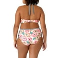 thumbnail image 6 of Juniors' Plus-Size Floral Print High-Waist Swim Bottom, 6 of 7