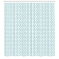 thumbnail image 3 of Ambesonne Chevron Shower Curtain, Classic Compact Zigzags, 69"Wx70"L, Pale Blue White, 3 of 3