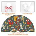 thumbnail image 7 of Cauagu 30" Christmas Tree Skirt Cute Animal Forest Pattern Christmas Tree Decorations Tree Mat for Xmas Decorations Occasion Holiday Home Decor -30", 7 of 7