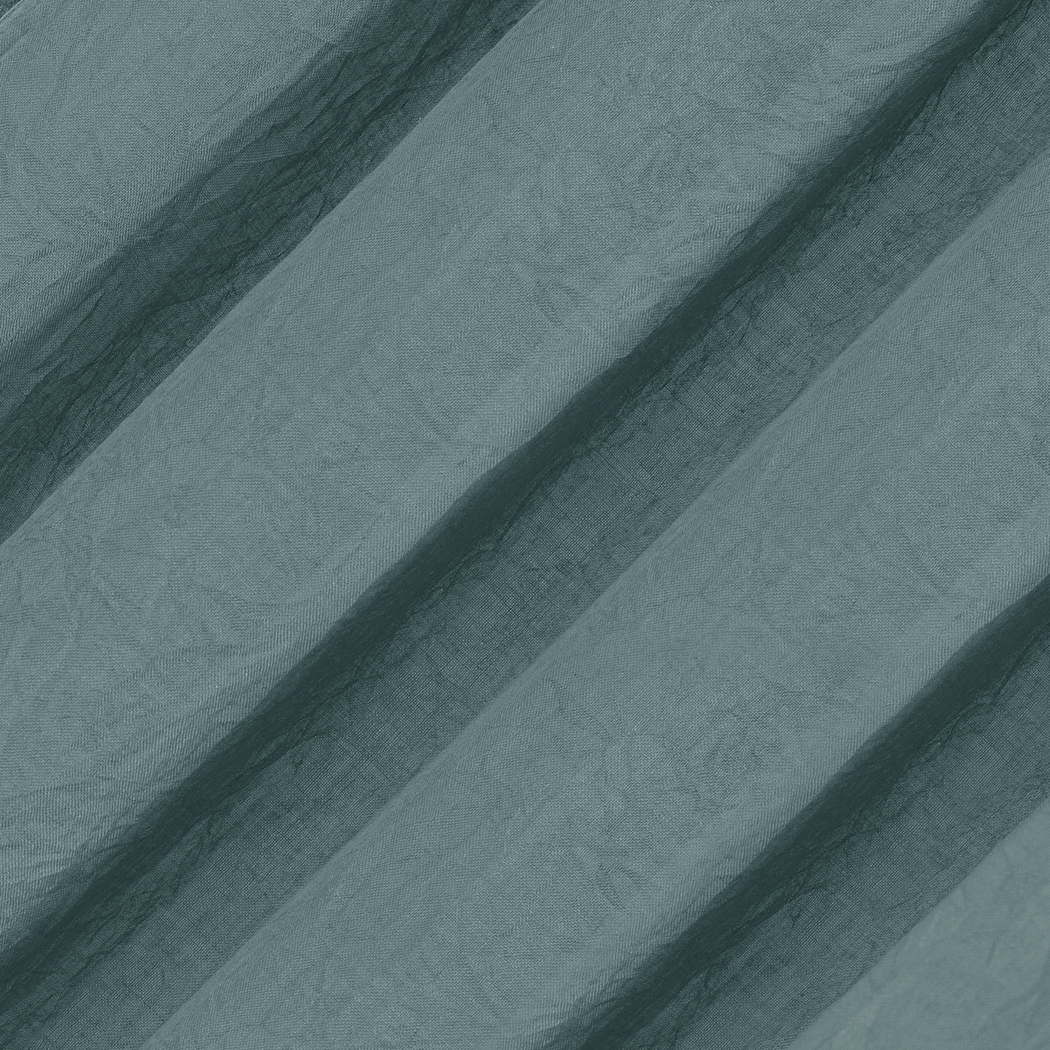 Mainstays Linen Textured Semi-Sheer Rod Pocket Curtain Panel, 50"x84", Aqua