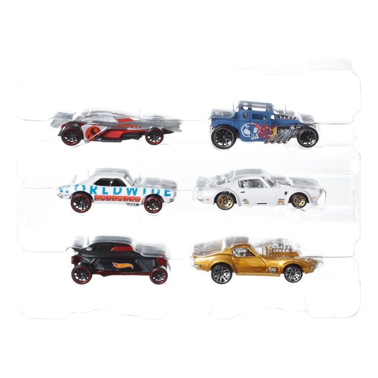 Hot Wheels 1:64 Scale Die-Cast Toy Cars & Trucks, Set of 6 HW Hot Wheels 1:64 Scale Die-Cast Toy Cars & Trucks, Set of 6 HW