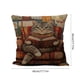 thumbnail image 3 of Juego de fundas decorativas para cojines | Funda de cojín para sofá, cama o sala de estar | Funda cuadrada de 45x45 cm | Tejido de nailon y elastano | Diseño con estampado animal, 3 of 6