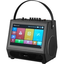 SUPERSONIC IQ Sound Portable Karaoke System, 12.1” Touch Screen, 5000W Peak, Bluetooth, WiFi,FM, Mic IQ-1505WK