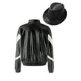thumbnail image 2 of inhzoy Kids Boys Girls Sequin Bomber Jacket Hip Hop Jazz Dance Outfits Black-A 16, 2 of 5