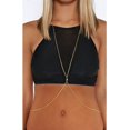 thumbnail image 1 of 1 pieza (dorado) collar de cadena para el cuerpo bohemio, cadena de sujetador dorada, cadena de bikini de playa, accesorios de arnés de cables, cadena para la cintura del vientre, joyería para el cuerpo de pera para mujeres y niñas Sincero Electrónica, 1 of 5