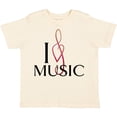 thumbnail image 3 of Inktastic I Love Music Boys or Girls Toddler T-Shirt, 3 of 5