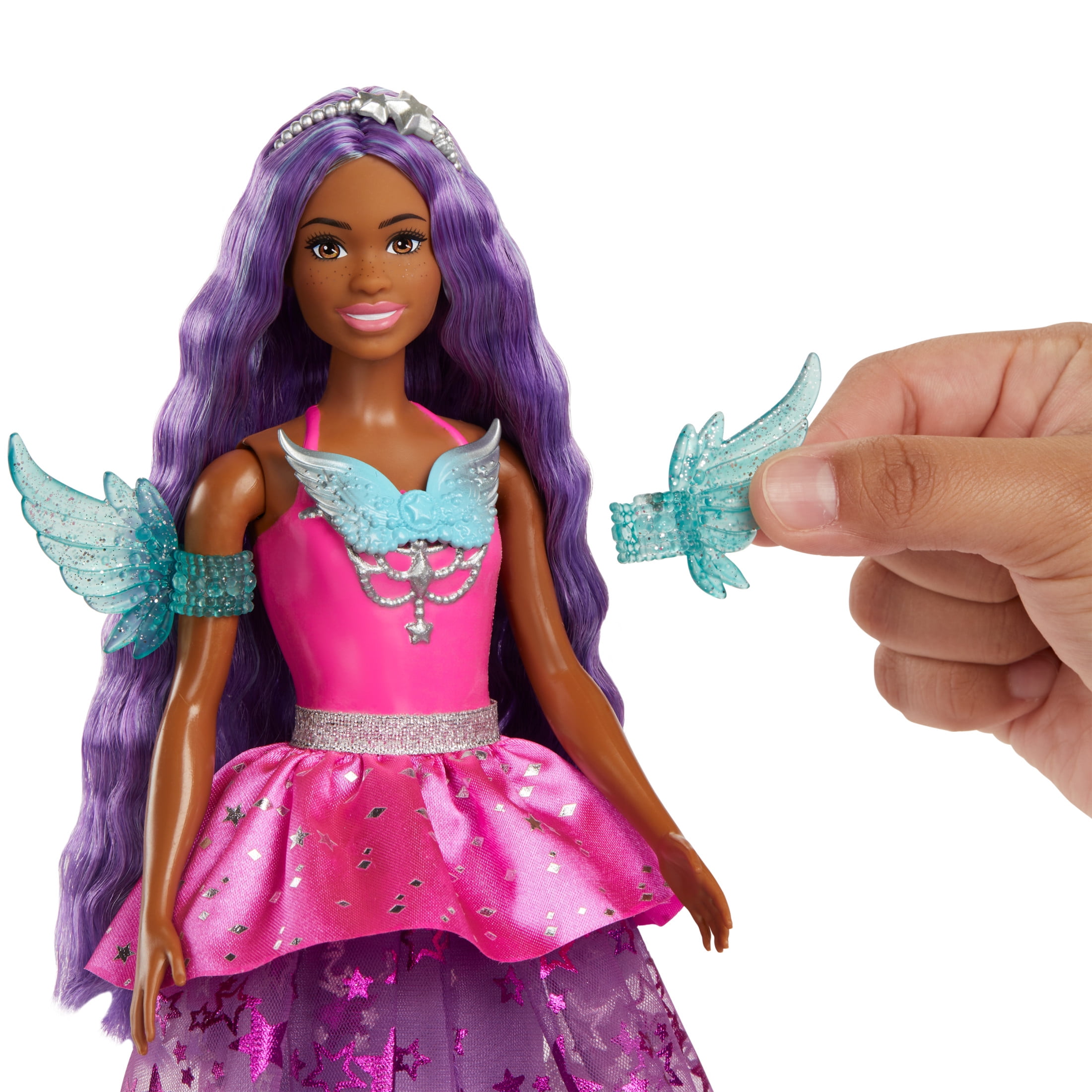 Barbie Doll with 2 Fantasy Pets, Barbie “Brooklyn” From Barbie A Touch of Magic  (图3)
