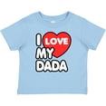 thumbnail image 3 of Inktastic I Love My Dada Boys or Girls Baby T-Shirt, 3 of 5