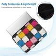 thumbnail image 2 of FORMRS 13-13.3 inch Laptop Sleeve Case Soft Carrying Quilted Computer Bag Cover, White Checkered Pattern, 2 of 7