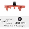 thumbnail image 2 of AHD 1080P Car Brake Light Rear View Reverse Camera Compatible For Citroen Berlingo Peugeot Partner II 2008-2016 Waterproof Backup Camera(Golden lens), 2 of 7