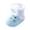12#Blue, variant on Infant Unisex Warm Fur Lining Soft Boots Baby Winter Ankle Non-Slip Rubber Texture Sole Toddler Winter Snow Crib Shoes