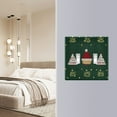 thumbnail image 4 of Yayeee Toggle Light Switch Wall Plate 2-Gang 4.56"x4.48" Decorative Outlet Cover, Christmas Santa Hats, 4 of 7