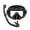 Black, variant on Panoramic View Snorkeling Gear with Snorkel, Soft Silicone Mask - Leakproof for Adults&Kids Diving, Freediving Swimming Snorkeling Set Black