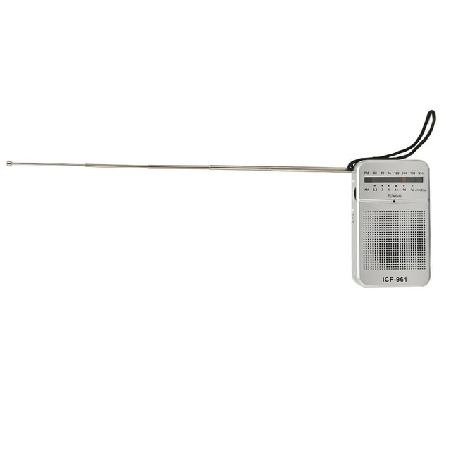 AM FM Radio, Double Waveband Portable Radio High Sensitivity with Headphone Jack for Travel