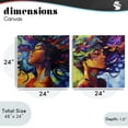 thumbnail image 3 of Stupell Industries Radiant Flow Of Colors 2 Piece Canvas Wall Art Set, design by Svetlana Aleynikova, 3 of 7