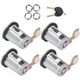 thumbnail image 3 of Cilindro de barril de cerradura de puerta, 4 Uds., con 2 llaves, 252522, apto para Citroen Berlingo/Xsara/Xsara Picasso, 3 of 5