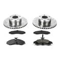thumbnail image 3 of PowerStop Front Z23 Evolution Sport Carbon-Fiber Ceramic Brake Pad and Drilled & Slotted Rotor Kit Fits: PONTIAC Select Models K2965, 3 of 10