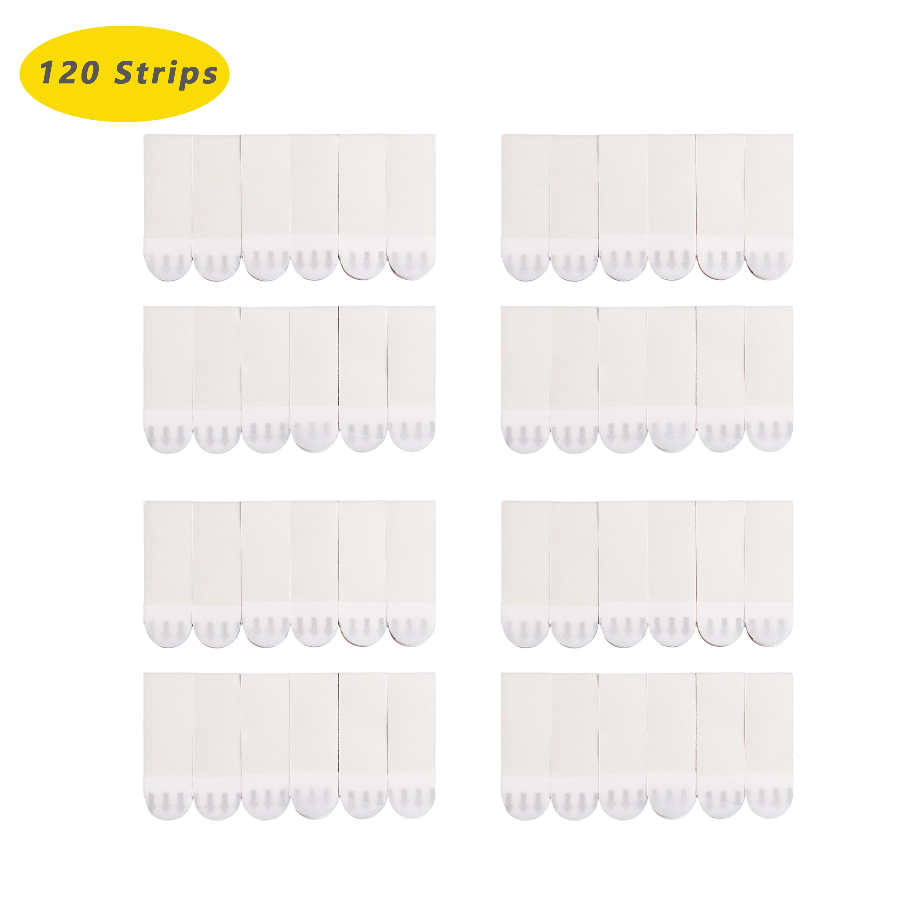 120 Pieces Poster Strips Value Pack, Small Refill Strips, Double Sided