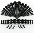 thumbnail image 4 of Clyhon 36 Pieces Ear Stretching Kit Acrylic Tapers and Plugs + Silicone Tunnels - Ear Gauges Expander Set Body Piercing, 4 of 8