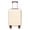 Beige, variant on DECMAY 20 Inch ABS Hardside Spinner Luggage | Lightweight Carry-On Suitcase with Scratch-Resistant Surface, 360° Silent Wheels & Combination Lock