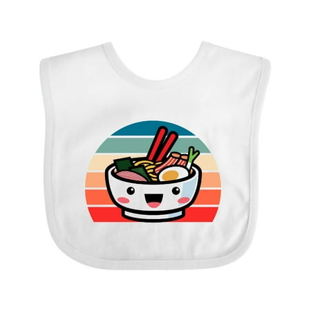 

Inktastic Noodle Bowl Japanese Cute Ramen Kawaii Gift Baby Boy or Baby Girl Bib