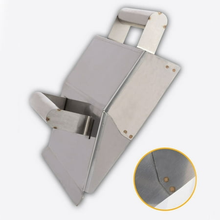 ROMANSENTIAL Stainless Steel Masonry Trowel Plaster Scraper Silver Mortar Application Construction 1Pcs