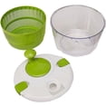 thumbnail image 2 of Rotary Salad Spinner and Drainer, Efficient Lettuce and Fruit Vegetable Washer, 2 of 4