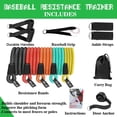 thumbnail image 2 of Set de bandas de resistencia para béisbol ENERACES ajustable de 5 niveles, 2 of 7