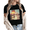 Black-2, variant on Women Certified Freak Cat Ghost Graphic fun Tees T Shirt Tops Round Neck Cotton T Shirt White S-5XL