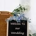 thumbnail image 4 of Artificial Flower Swag  Wedding Arch Flowers Garland  23.6 Inch Hanging Lintel Wreath  for Party Front Door Wall Home Decor, 4 of 6