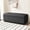 Black_70cm, variant on Modern Ottoman Storage Box,Upholstered Leather Blanket Box,End of Bed Storage Benches,Window Stool Corner Bench for Bedroom Sofa Footrest