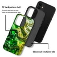 thumbnail image 4 of FKBRCL4U Compatible with iPhone 11 Matte Case, Abstract Green Liquid Swirling Alcohol Pattern for Girl Full Body Design Soft Silicone Drop Shock Scratch Protection for iPhone 11, 4 of 7