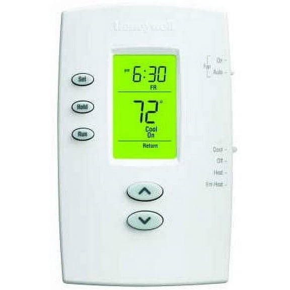 Honeywell TH2210DV1006 PRO 2000 Heat Pump Thermostat - 2H/1C, Dual Powered