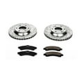 thumbnail image 3 of PowerStop Front Z23 Evolution Sport Carbon-Fiber Ceramic Brake Pad and Drilled & Slotted Rotor Kit Fits: BUICK CHEVROLET GMC ISUZU OLDSMOBILE Select Models K2057, 3 of 10
