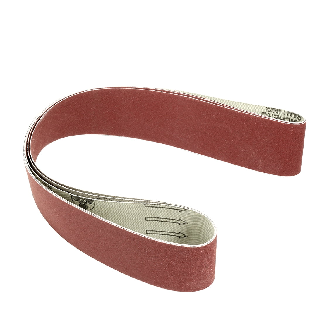 Uxcell 2" x 42" 240 Grit Lapped Joint Aluminum Oxide Sanding Belts 3