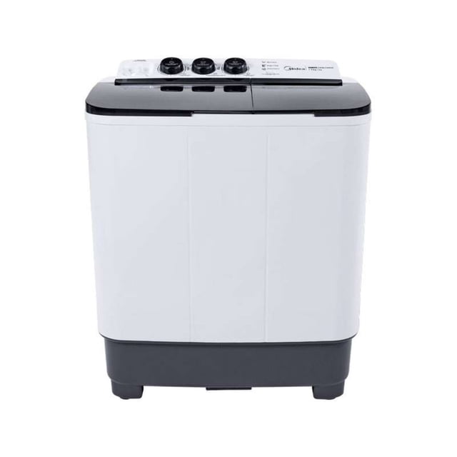 Lavadora Semiautomática Midea 11 kg Doble Tina Color Blanco MT100W110W_WMX