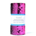 thumbnail image 5 of Yama Ribbon, 5-3/8inch Reverse Sequin Ribbon Hot Pink/Black, 3 feet, 5 of 8