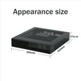 thumbnail image 4 of 2X DX01 Thin Mini ITX Desktop Computer Chassis Thin Half Height Computer Chassis Portable Desktop Computer Case, 4 of 8
