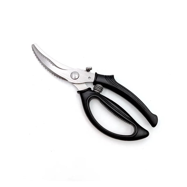 Tijeras para aves de corral de alta resistencia - Tijeras de cocina para cortar pollo, aves de corral, caza, carne - Picar verduras - Con resorte