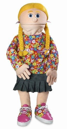 Silly Puppets Pops Grandparent Professional Puppet - 30 Inch With Removable Legs (Peach Skin Tone)
