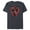 Navy Heather, variant on Dark Side Darth Vader Darth Maul Kylo Ren Flames - Short Sleeve Blended T-Shirt for Adults - Customized-Black
