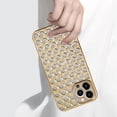 thumbnail image 2 of Glitter Case Compatible with iPhone 13 Pro Max Cute Case for Women Girls, Luxury Crystal Shiny Bling 3D Diamond Jewelry Rhinestone Slim Soft TPU Bumper Protective Sparkly Cover Girly Case Clear, 2 of 14