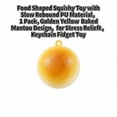 thumbnail image 3 of Shaped Squishy Toy with Slow Rebound Pu Material, 1 Pack, Golden Yellow Baked Mantou Design, for Relaxation, Keychain Squeeze Toy, 3 of 3