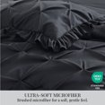 thumbnail image 6 of U by Bedsure King beds in a bag with Flat Sheet and Fitted Sheet, Pillowcases & Shams, Black, 6 of 7