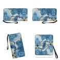 thumbnail image 4 of ZUXONGSY Marbled Turtle Print 2 Pack Purse and Wallet Set for Women Casual Top Handles Work Bag Shoulder Bag Satchel Handbags with PU Slim Wallet for Shopping Hiking Excursions, 4 of 5